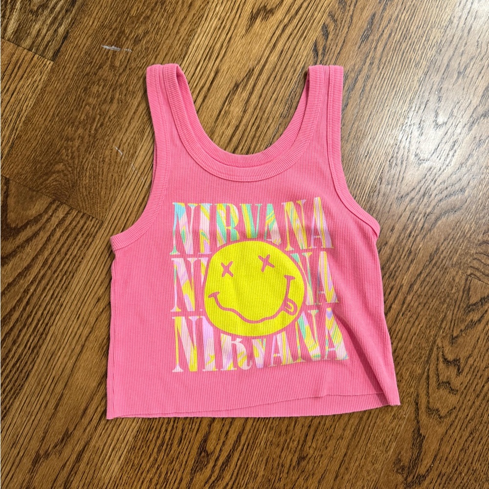 rowdy sprouts nirvana tank girls size 12 barely worn